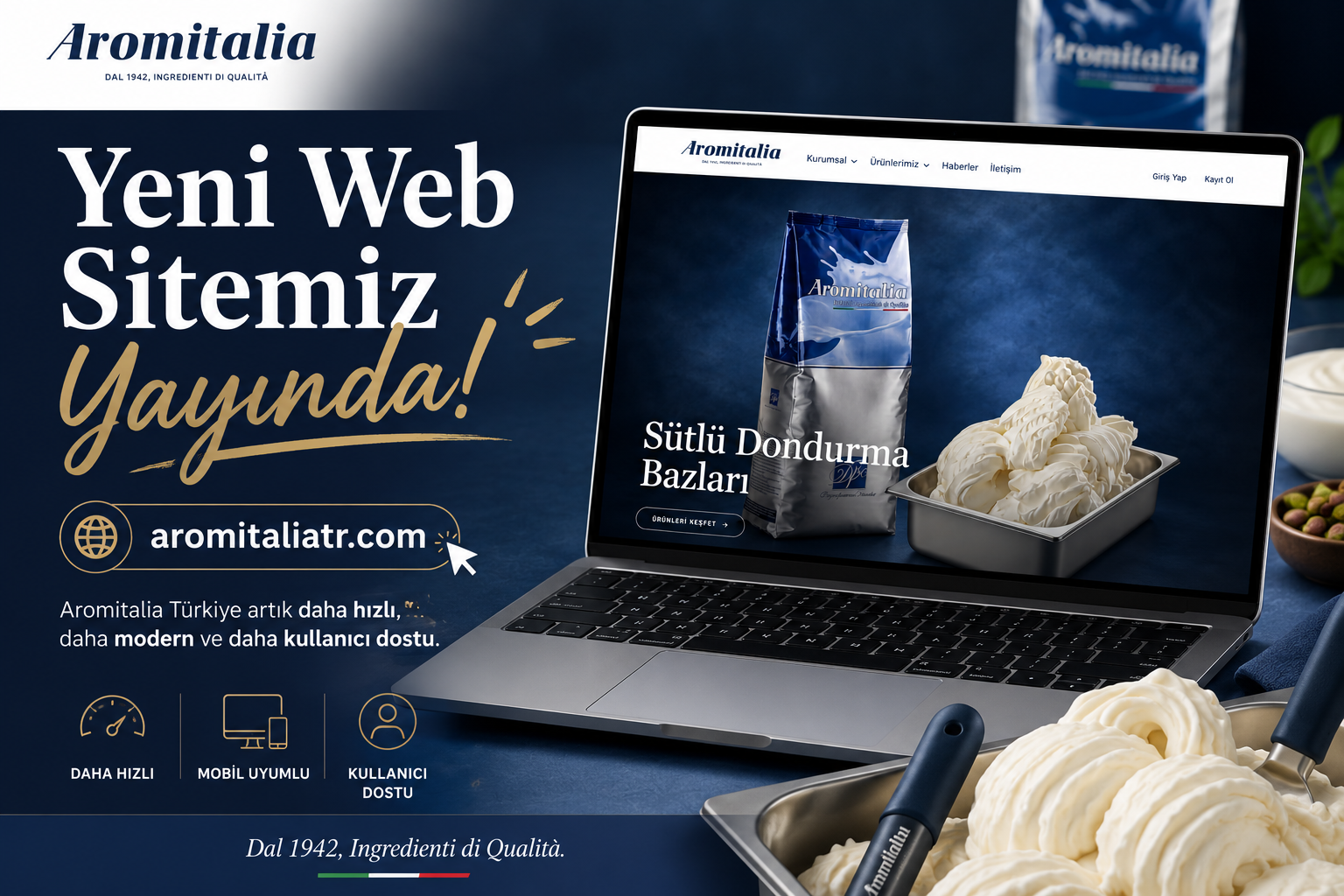 Aromitalia Türkiye’nin Yeni Web Sitesi Yayında