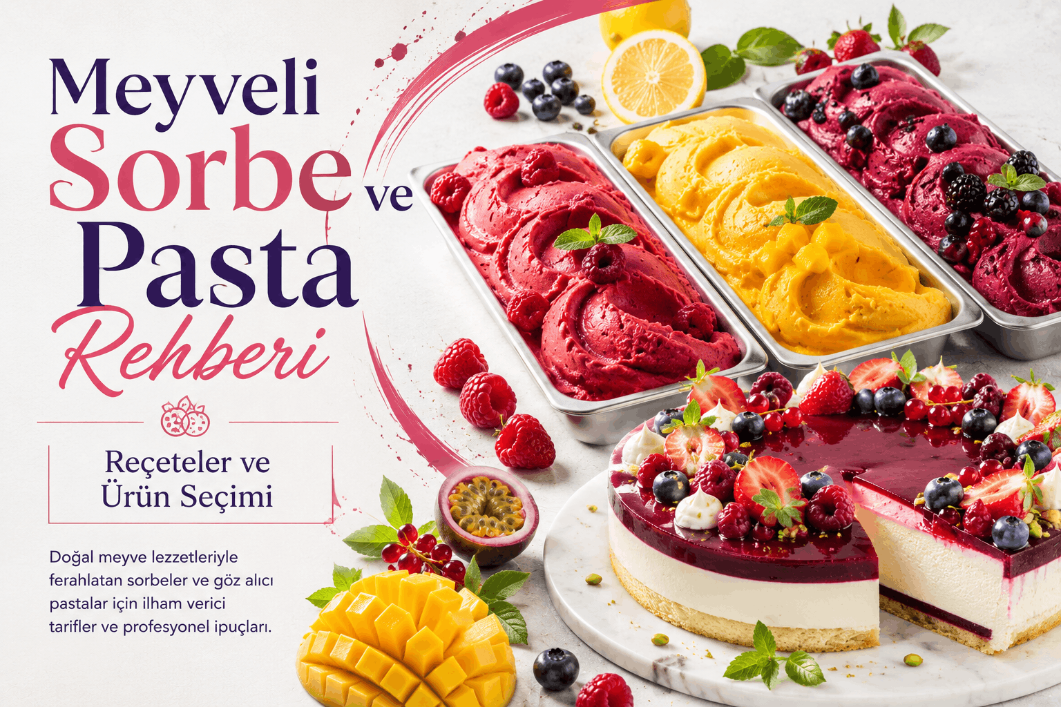 Meyveli Sorbe ve Pasta Rehberi: Reçeteler ve Ürün Seçimi